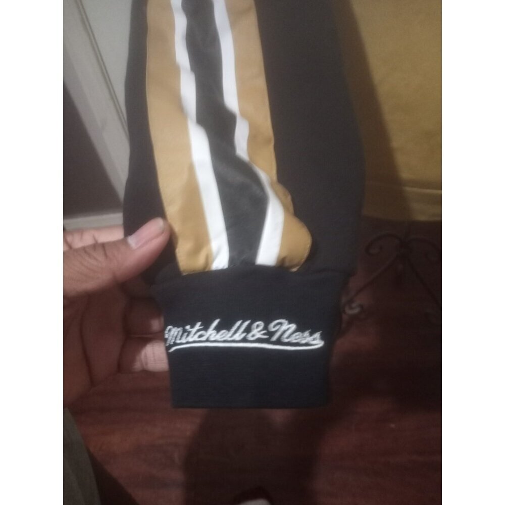 Mitchell & Ness New Orleans Saints Throwback Sweatshirt Hoodie Mens Large L - Picture 5 of 11
